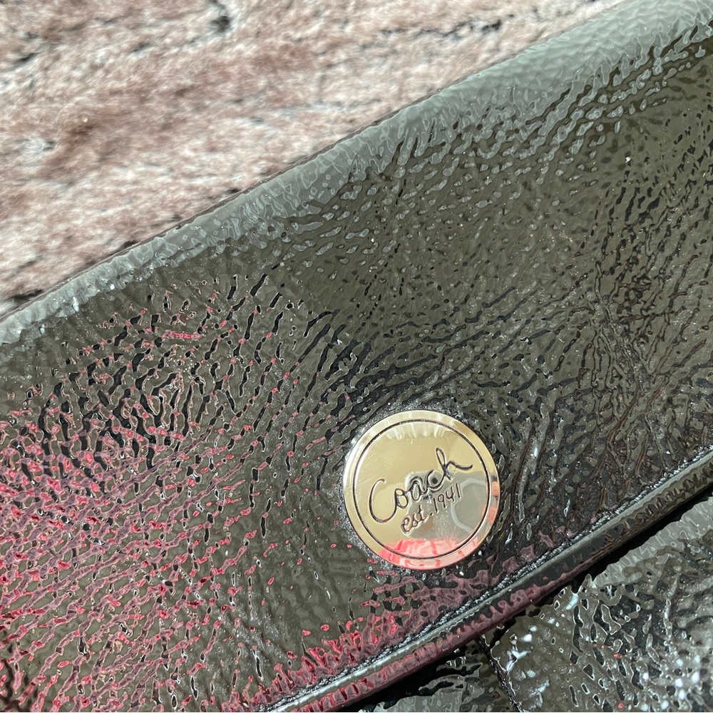 Coach Patent Leather Clutch